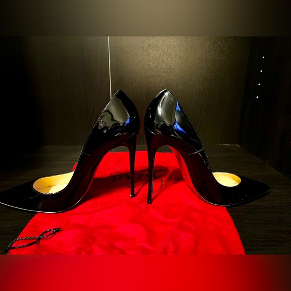 Authentic Christian Louboutin So Kate 120 Patent Leather Pumps - Picture 6 of 15